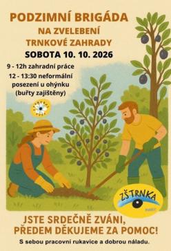 10. 10. Podzimní zahradní brigáda v TRNCE 2026