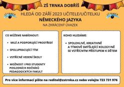 Hledá se učitel/ka němčiny