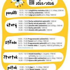 Kroužky 2025/26