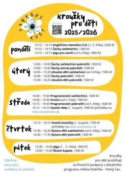 Kroužky 2025/26