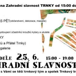 Zahradní slavnost v neděli 25.6. Zahradní slavnost v neděli 25.6.