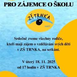 Schůzku pro zájemce o TRNKU