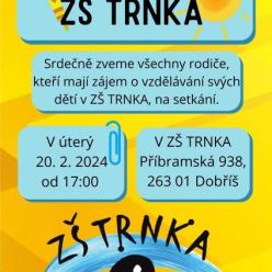Schůzka pro zájemce o školu. Již dnes! Schůzka pro zájemce o školu. Již dnes!