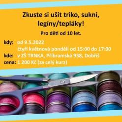 Květnové pondělky plné ŠITÍ!!!